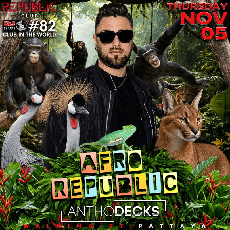 Afro Republic, Republic Club Pattaya, 5 November